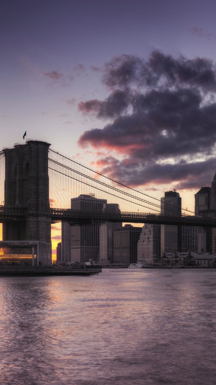 Bridge Over Water Under Cloudy Sky During Daytime. Wallpaper in 720x1280 Resolution