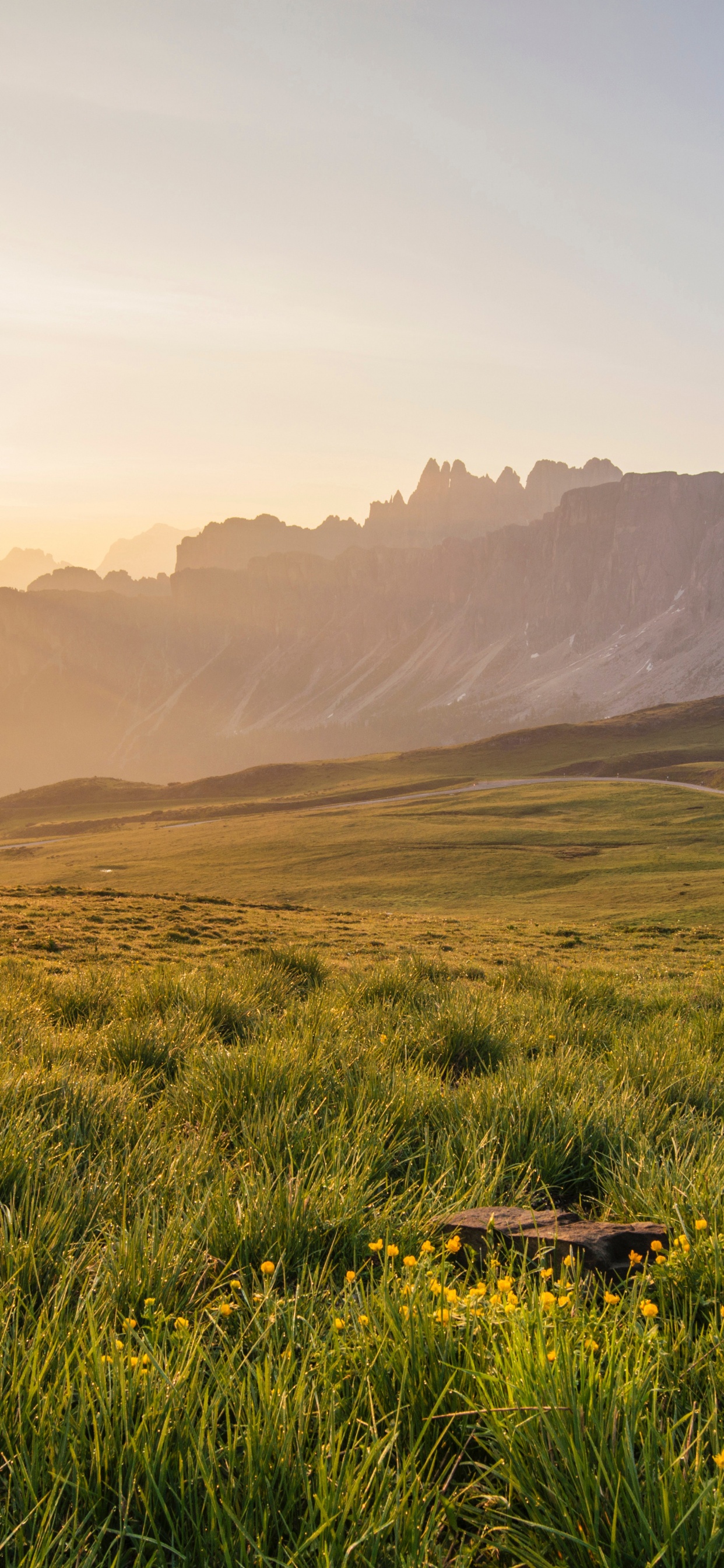 Cloud, Naturlandschaft, Sonnenlicht, Vegetation, Hochland. Wallpaper in 1242x2688 Resolution