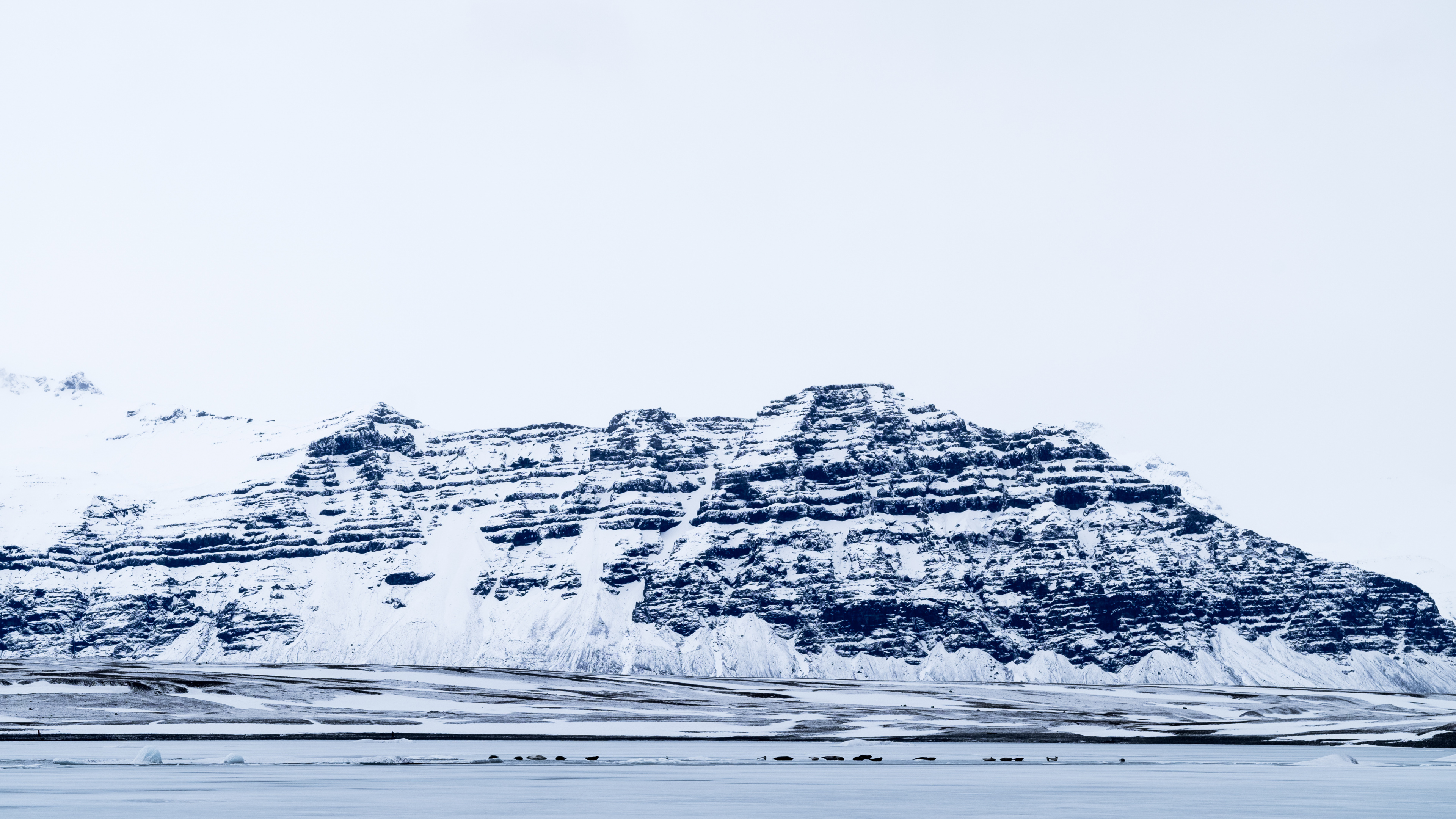 冰川, 冰山, 北极, 大海, 冰川地貌 壁纸 3840x2160 允许
