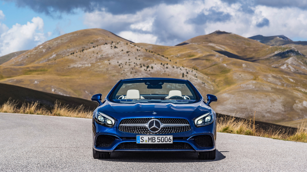 Voiture Bmw Bleue Sur Route Pendant la Journée. Wallpaper in 1280x720 Resolution