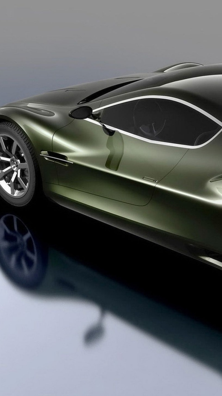 Porsche 911 Negro Sobre Fondo Blanco.. Wallpaper in 720x1280 Resolution