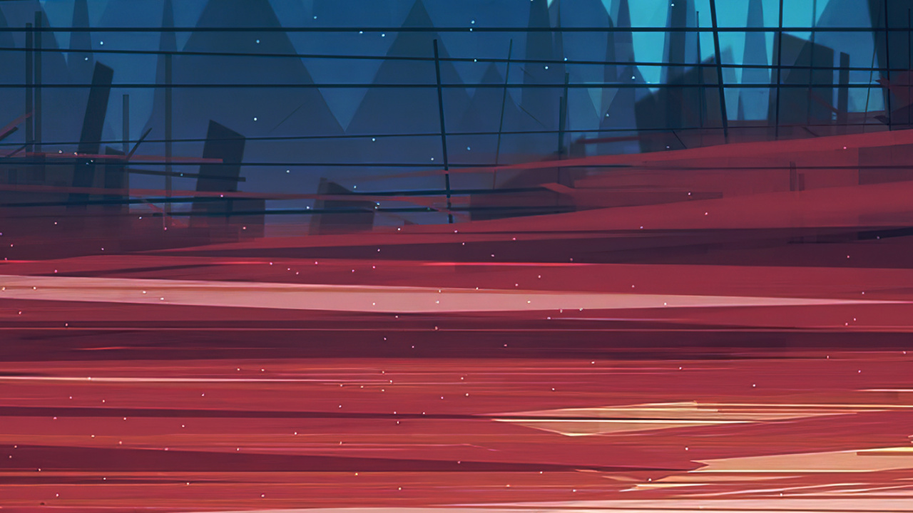 Illustrator Geometric Landscape, Illustration, Cityscape, Illustrator, Landscape. Wallpaper in 1280x720 Resolution