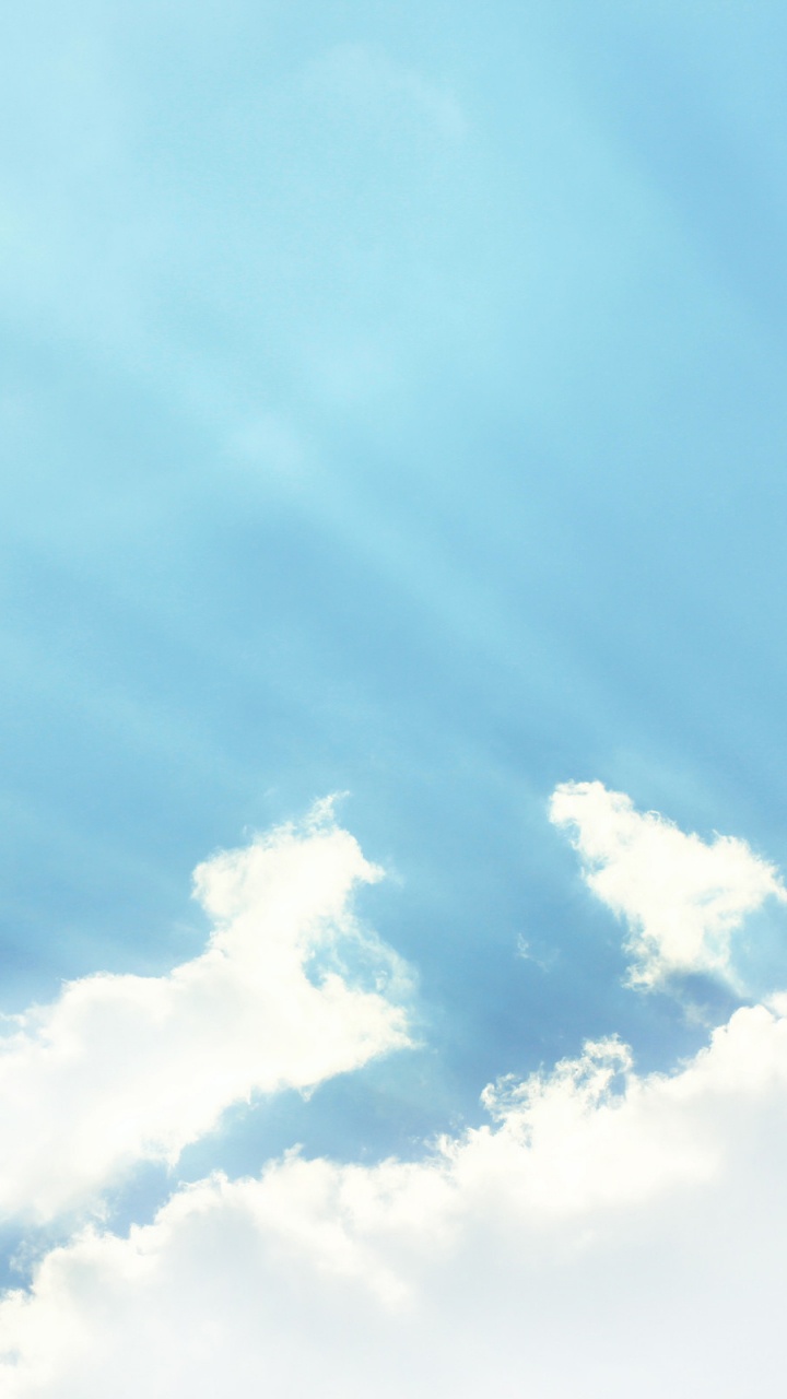 Nubes Blancas y Cielo Azul Durante el Día. Wallpaper in 720x1280 Resolution