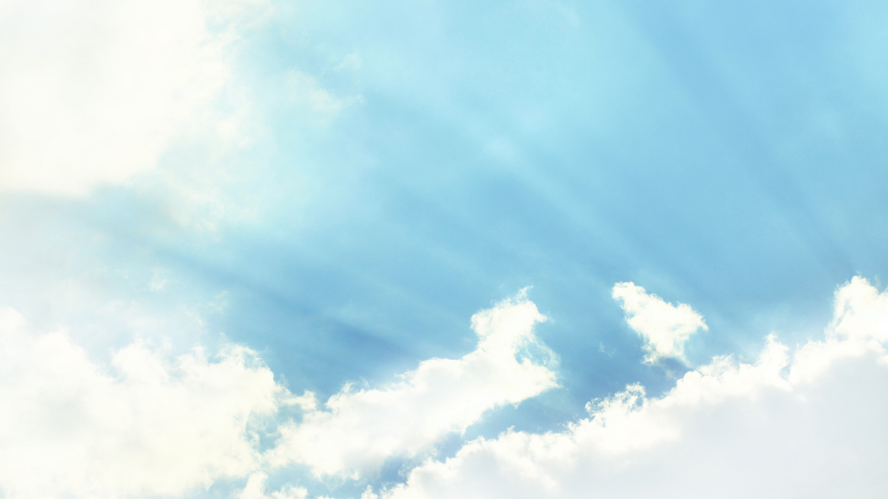 White Clouds and Blue Sky During Daytime. Wallpaper in 1280x720 Resolution