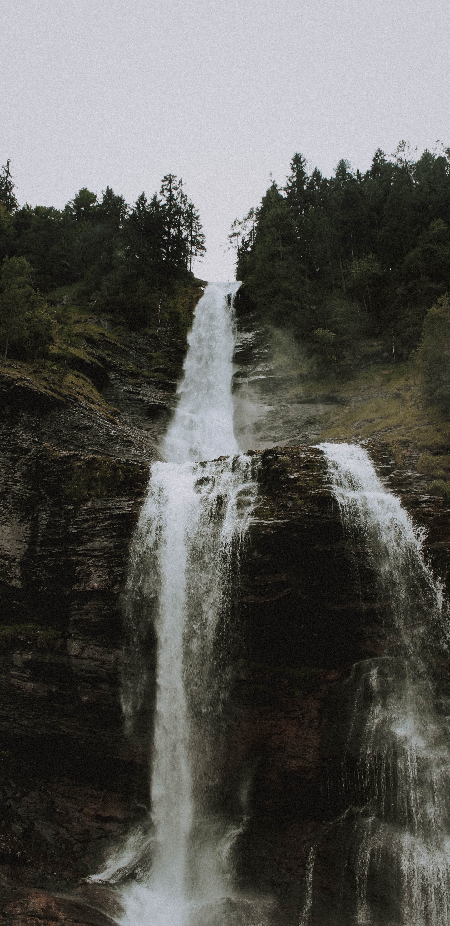 Cascade, Les Ressources en Eau, Corps de L'eau, Eau, Nature. Wallpaper in 1440x2960 Resolution