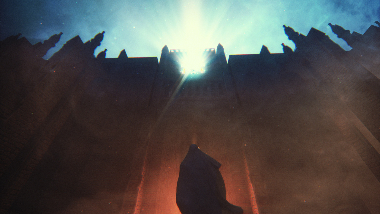 Silueta de Persona de Pie en la Colina Durante la Noche. Wallpaper in 1280x720 Resolution