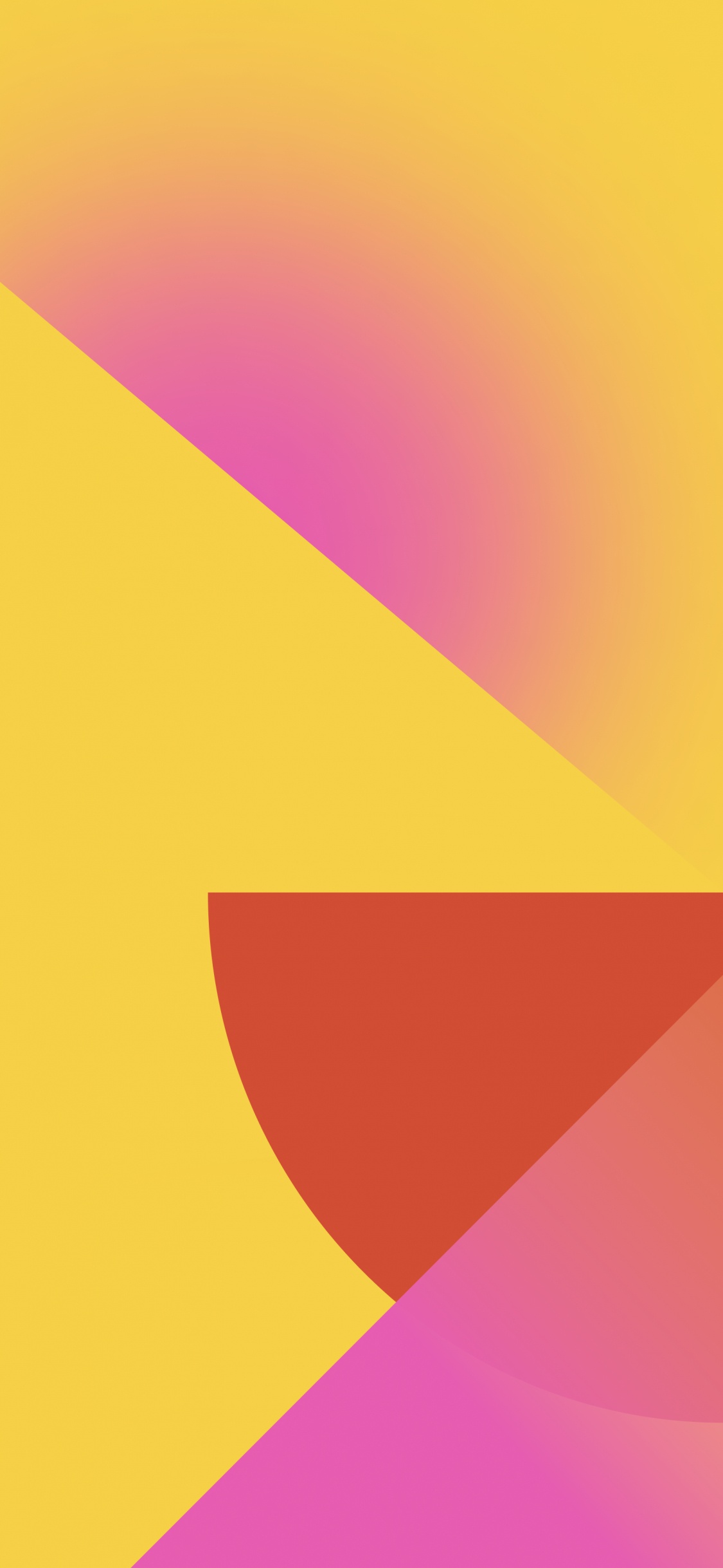 Orange, Graphisme, Géométrie, Triangle, de Teintes et de Nuances. Wallpaper in 1125x2436 Resolution