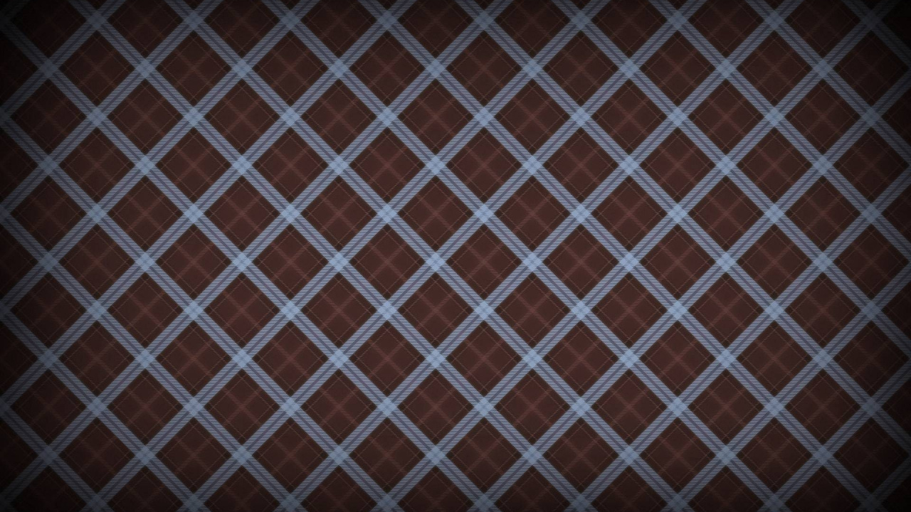 Braun-weiß Kariertes Textil. Wallpaper in 1280x720 Resolution