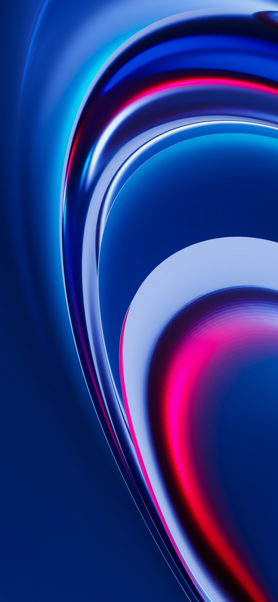 Bleu de Cobalt, la Pureté de la Couleur, Liquid, Azure, Purple. Wallpaper in 1125x2436 Resolution