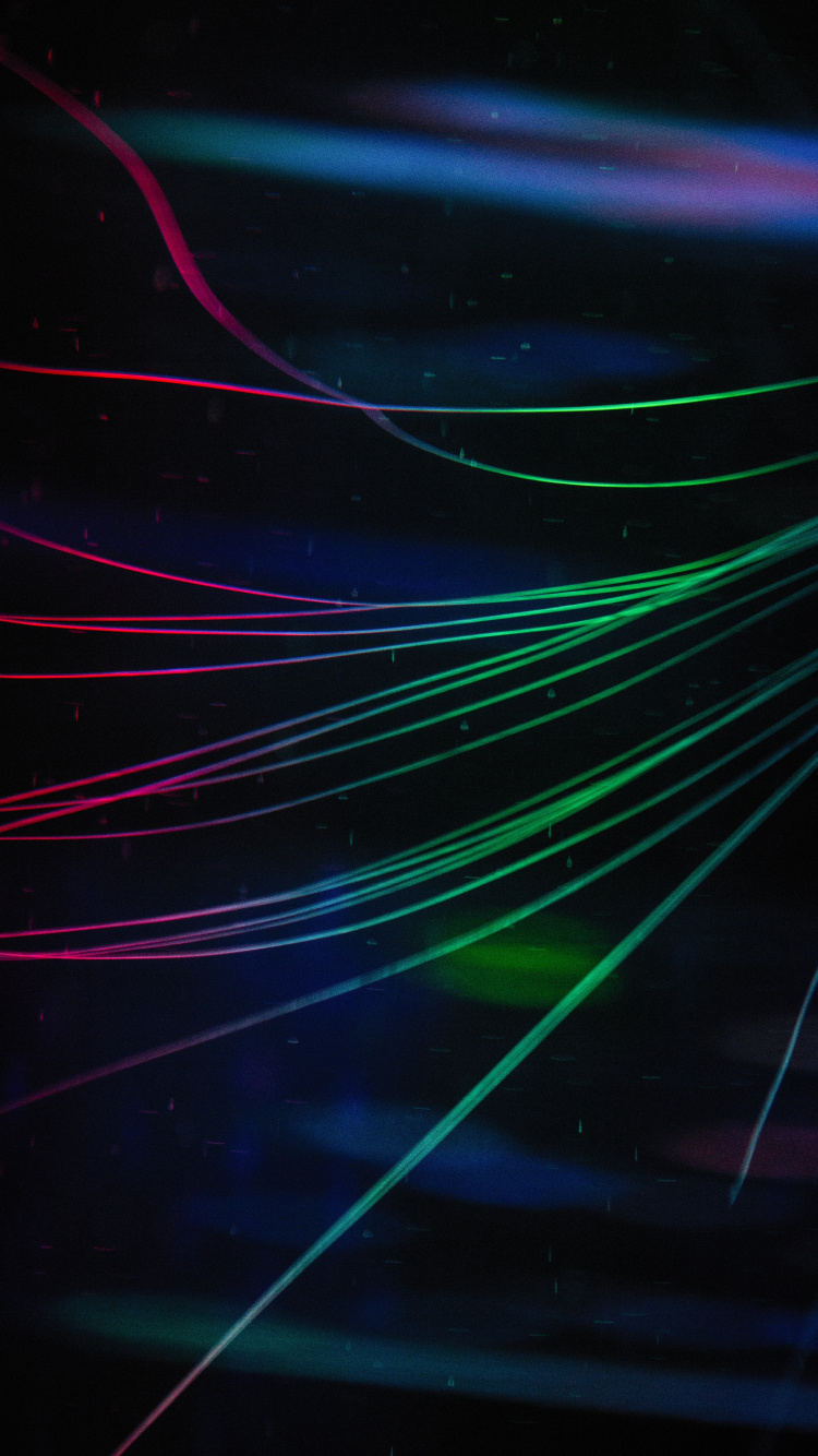 Blue and White Light Streaks. Wallpaper in 750x1334 Resolution