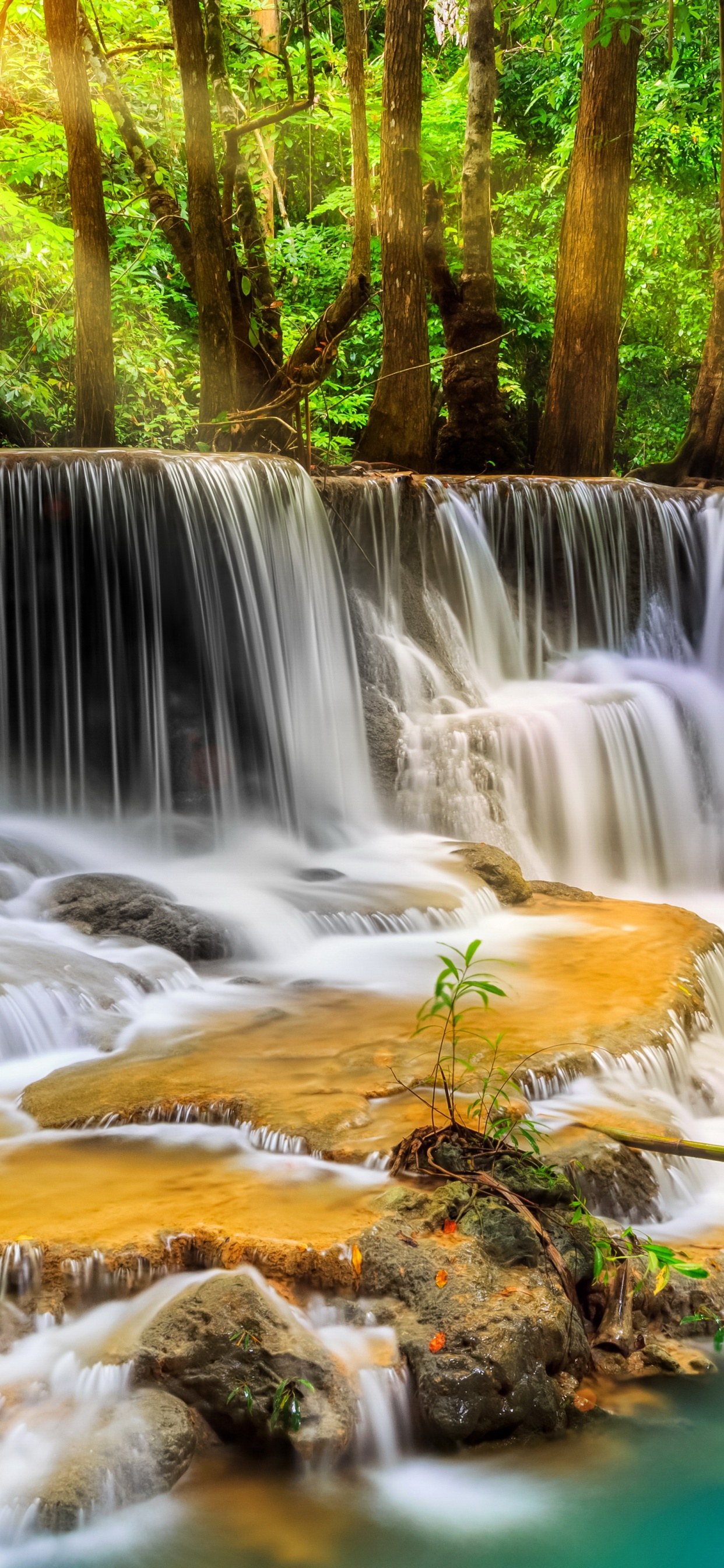 Time Lapse Photography of Waterfalls. Wallpaper in 1242x2688 Resolution