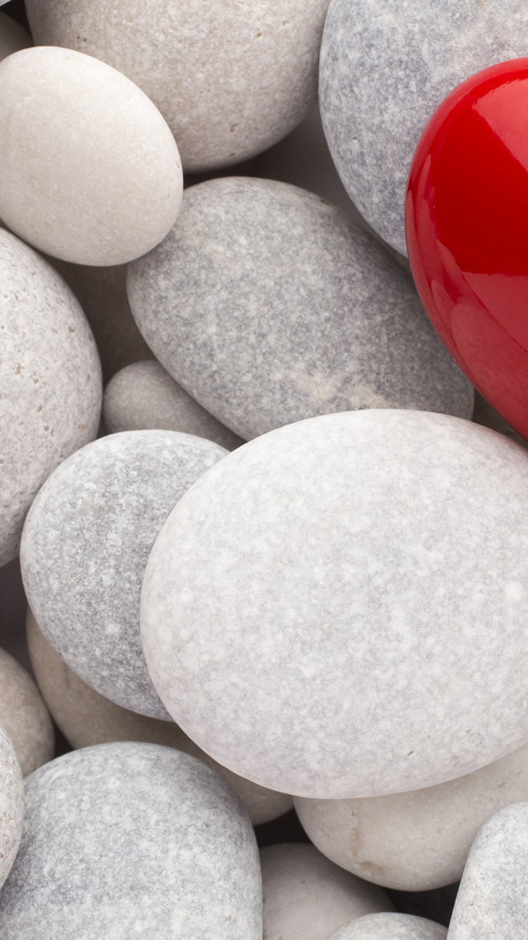 Heart, Romance, Pebble, Love, Magnificent Love. Wallpaper in 750x1334 Resolution