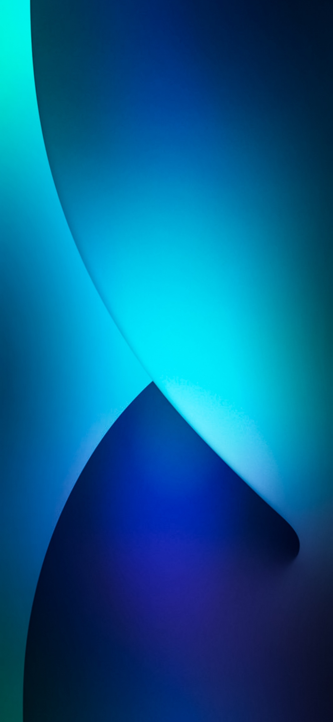 Licht, Azure, Blau, Aqua, Dreieck. Wallpaper in 1125x2436 Resolution