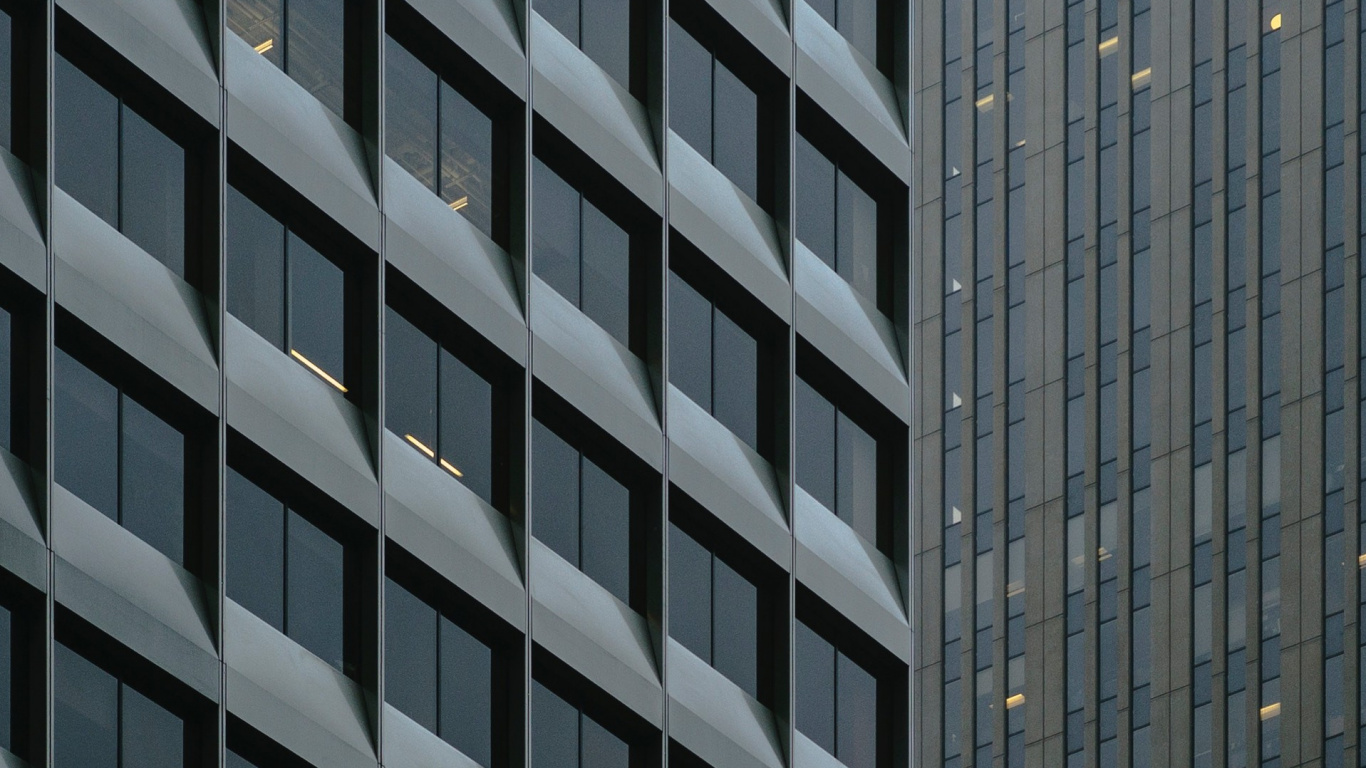 Devisenmarkt, Finanzen, Gebäude, Wolkenkratzer, Fenster. Wallpaper in 1366x768 Resolution