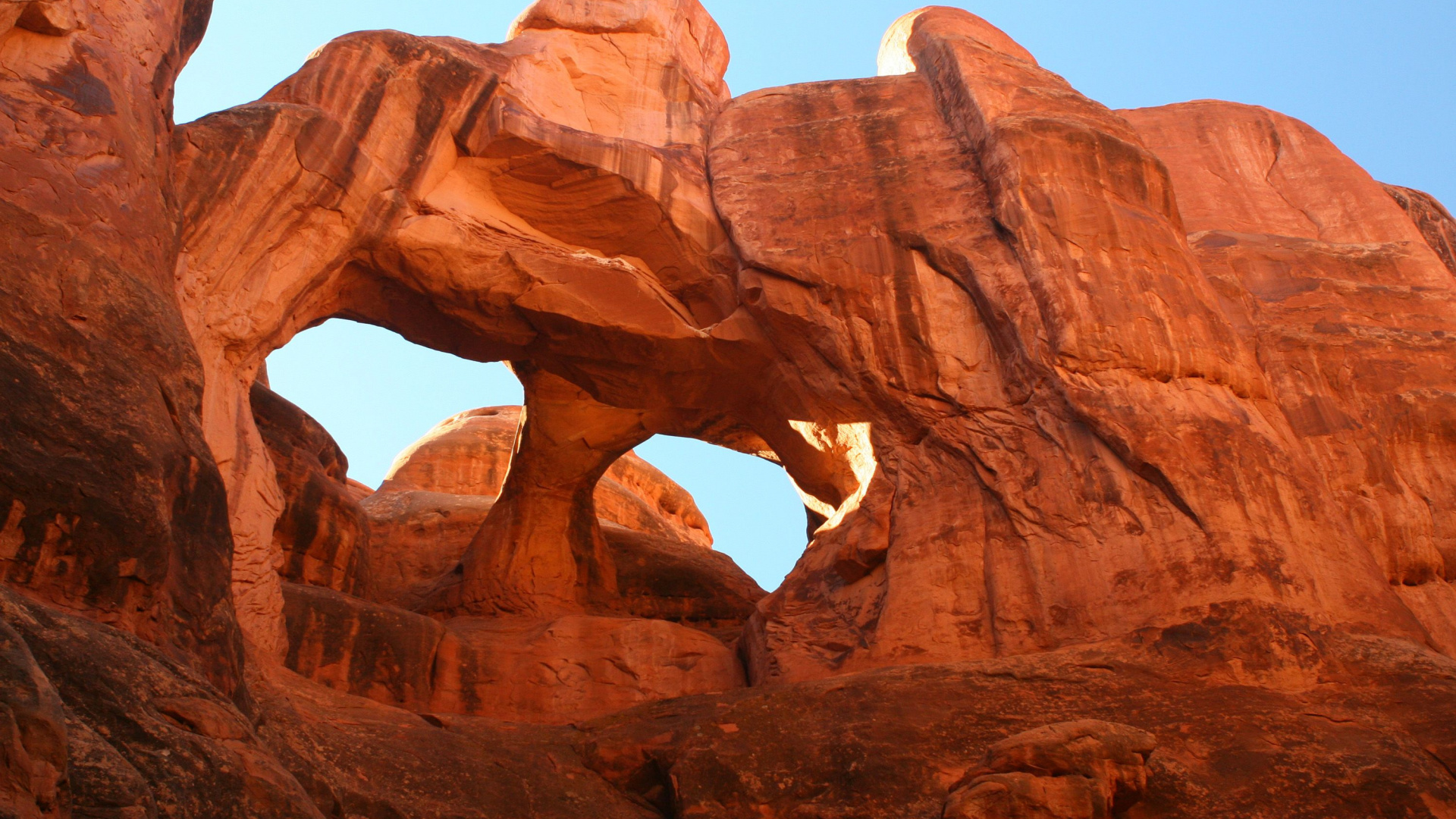 Brown Rock Formation Under Blue Sky During Daytime. Wallpaper in 1920x1080 Resolution