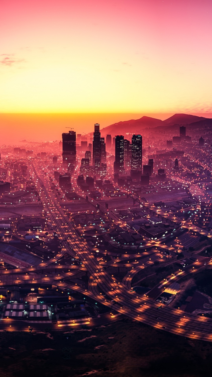 Grand Theft Auto v, Grand Theft Auto San Andreas, Stadtlandschaften, Wahrzeichen, Atmosphäre. Wallpaper in 720x1280 Resolution