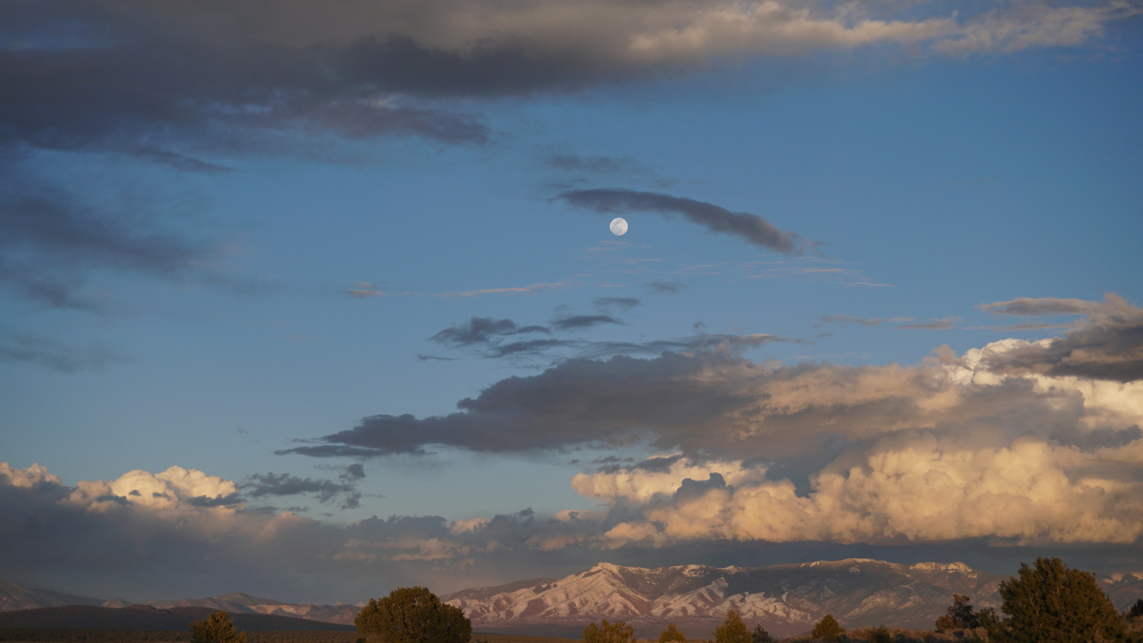 Ambiente, Noche, Cumulus, Atardecer, Mañana. Wallpaper in 1280x720 Resolution