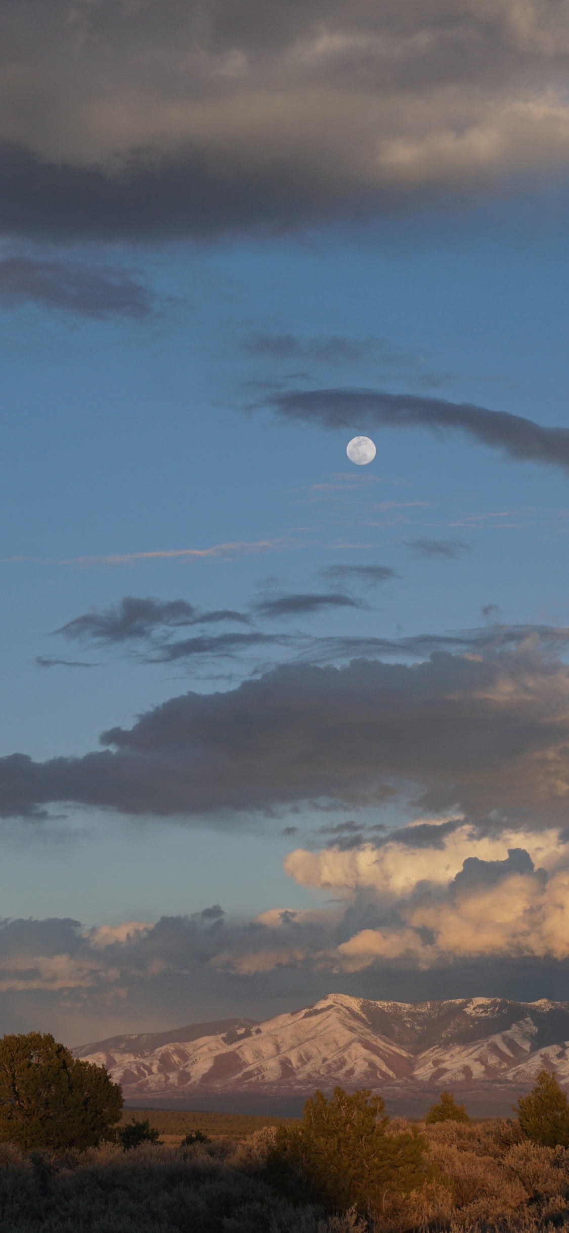 Atmosphère, Soir, la Journée, Cumulus, Horizon. Wallpaper in 1125x2436 Resolution