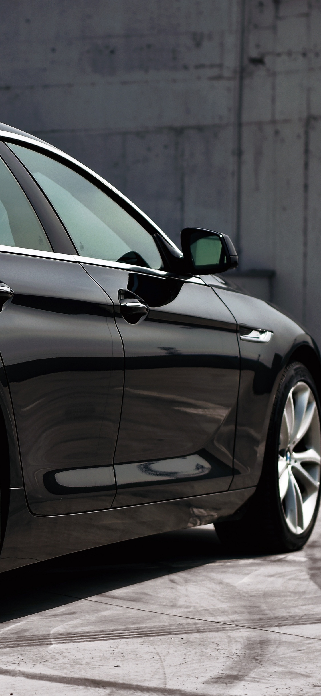 Coupé Bmw m 3 Noir. Wallpaper in 1125x2436 Resolution