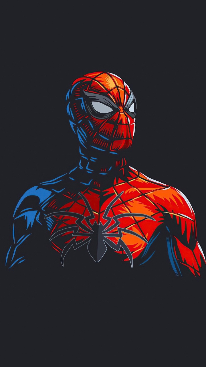 Spiderman-Instagram-Symbol, Spider-man, Gift, Superhelden, Firmenzeichen. Wallpaper in 720x1280 Resolution