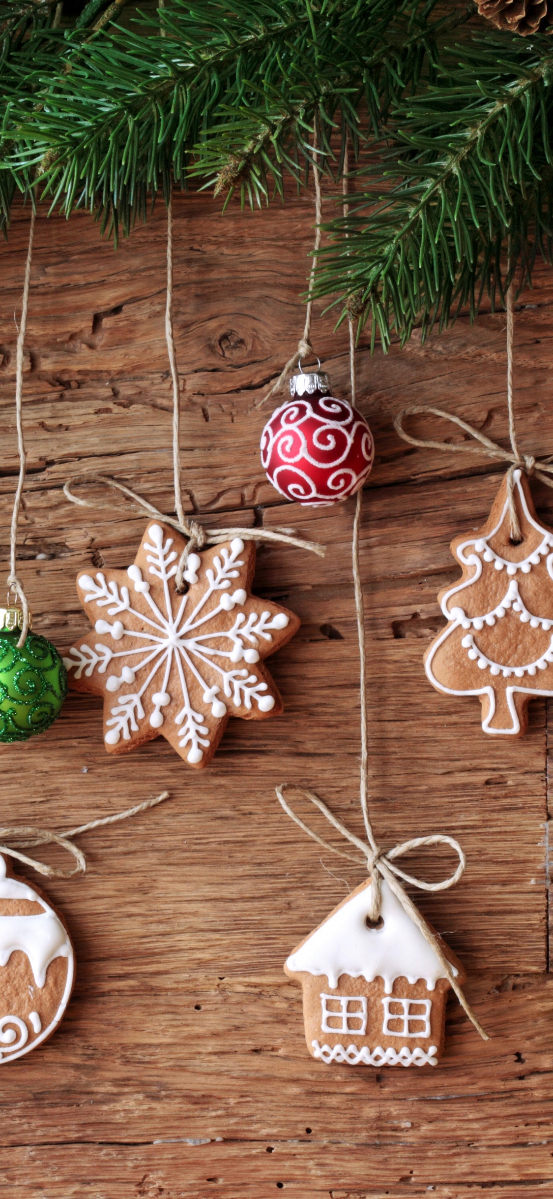 Le Jour De Noël, Décoration de Noël, Arbre de Noël, Ornement de Noël, Ornement. Wallpaper in 1125x2436 Resolution