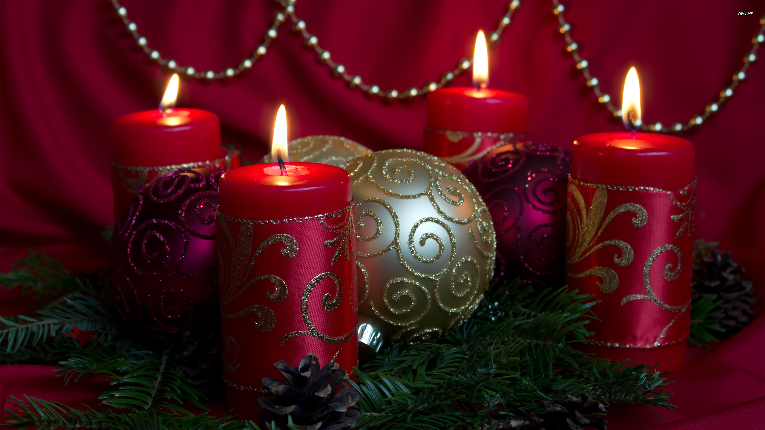 Aufkommen, Advent Kerze, Weihnachten, Adventskranz, Kerze. Wallpaper in 2560x1440 Resolution