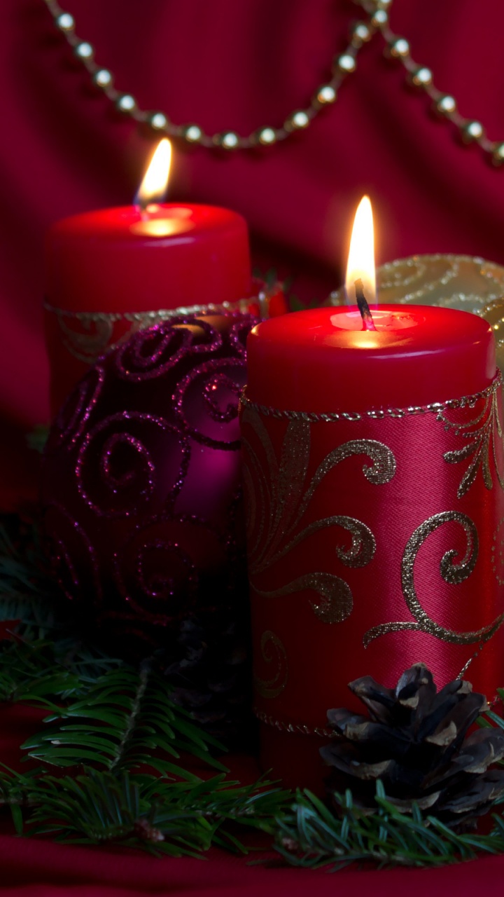 Aufkommen, Advent Kerze, Weihnachten, Adventskranz, Kerze. Wallpaper in 720x1280 Resolution