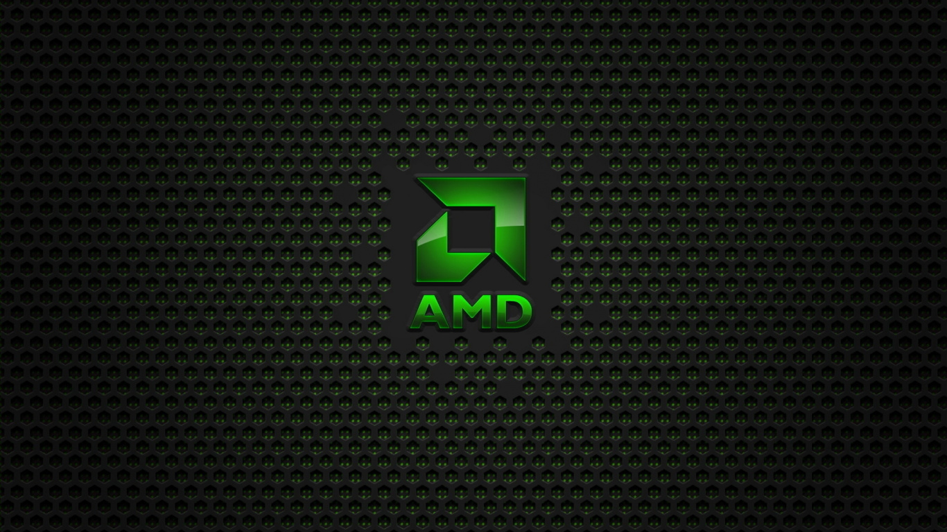 Black and Green x Logo. Wallpaper in 1366x768 Resolution