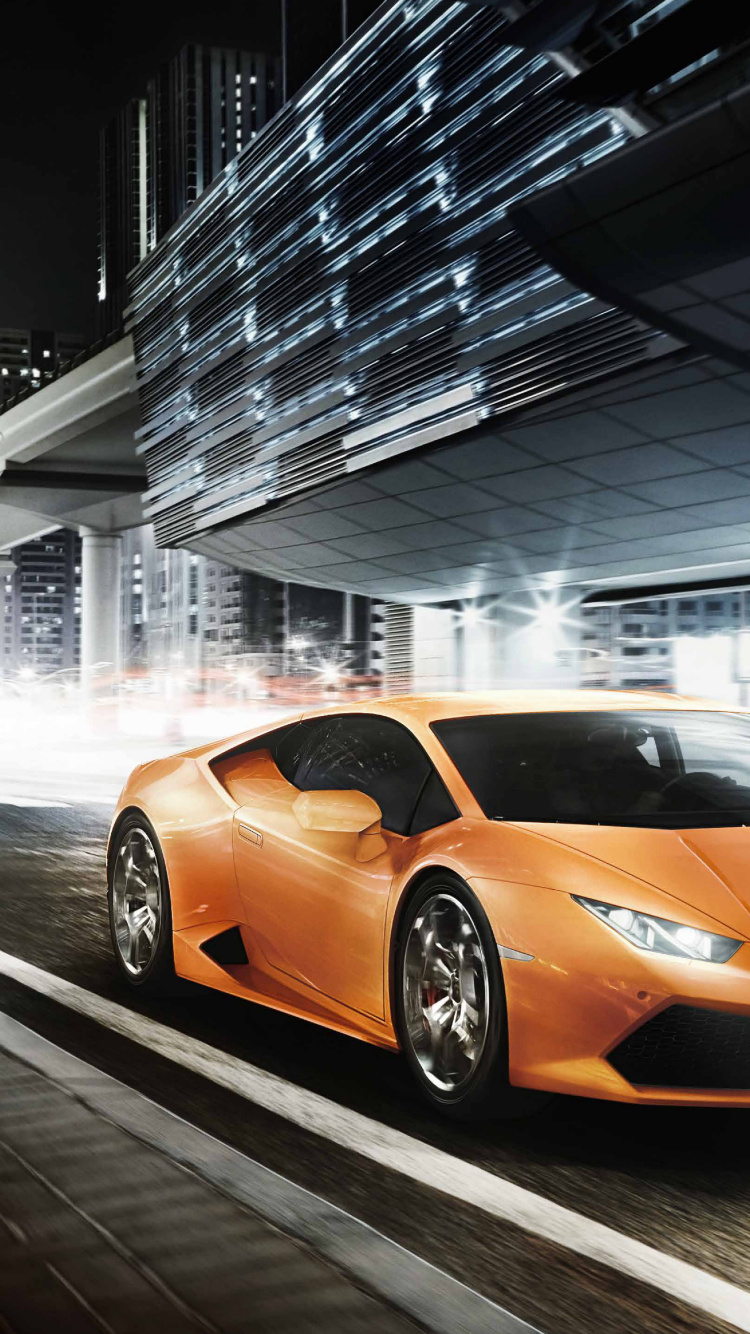 Yellow Porsche 911 Parked in Front of White Building. Wallpaper in 750x1334 Resolution