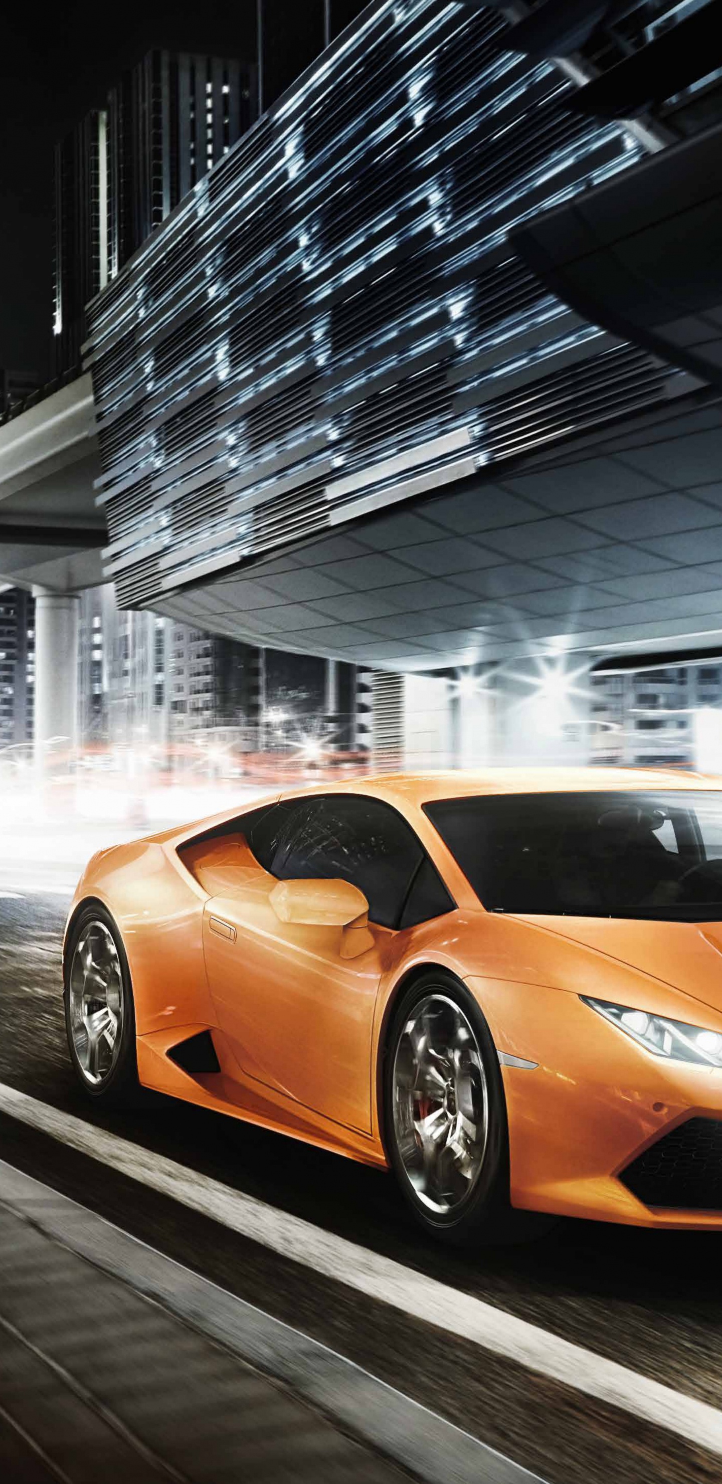 Porsche 911 Jaune Garée Devant un Bâtiment Blanc. Wallpaper in 1440x2960 Resolution