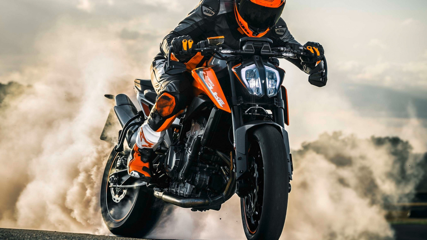公爵790手术刀, KTM790公爵, Ktm, Ktm Duke 790, 轮胎 壁纸 1366x768 允许
