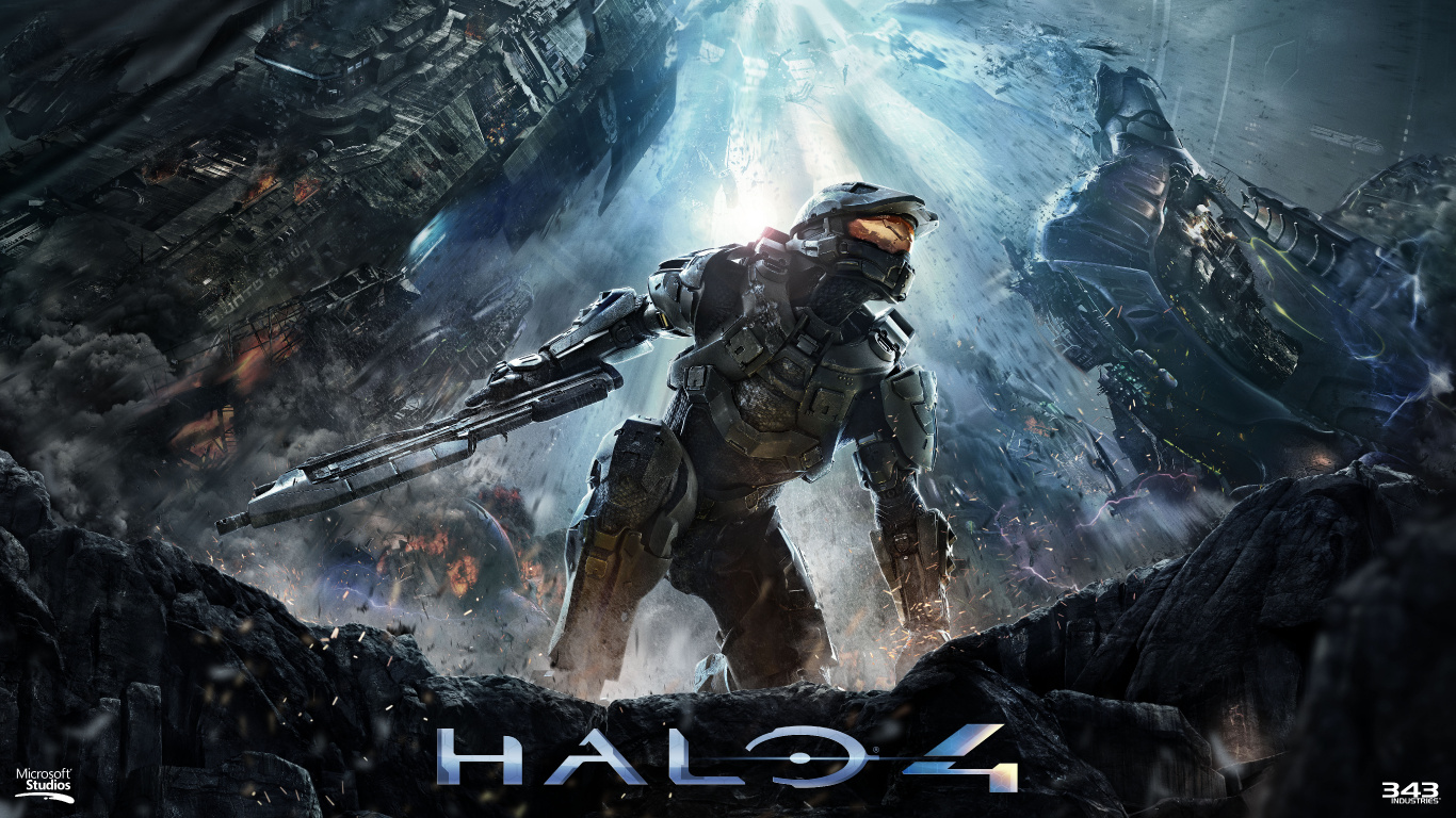 Halo 4, Master Chief, Halo 4 Original-Soundtrack, Pc-Spiel, Shooter-Spiel. Wallpaper in 1366x768 Resolution