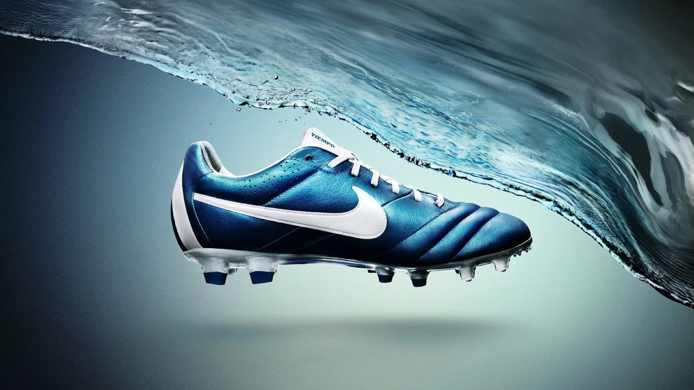 Football Boot, Shoe, Nike, Footwear, Cleat. Wallpaper in 1366x768 Resolution
