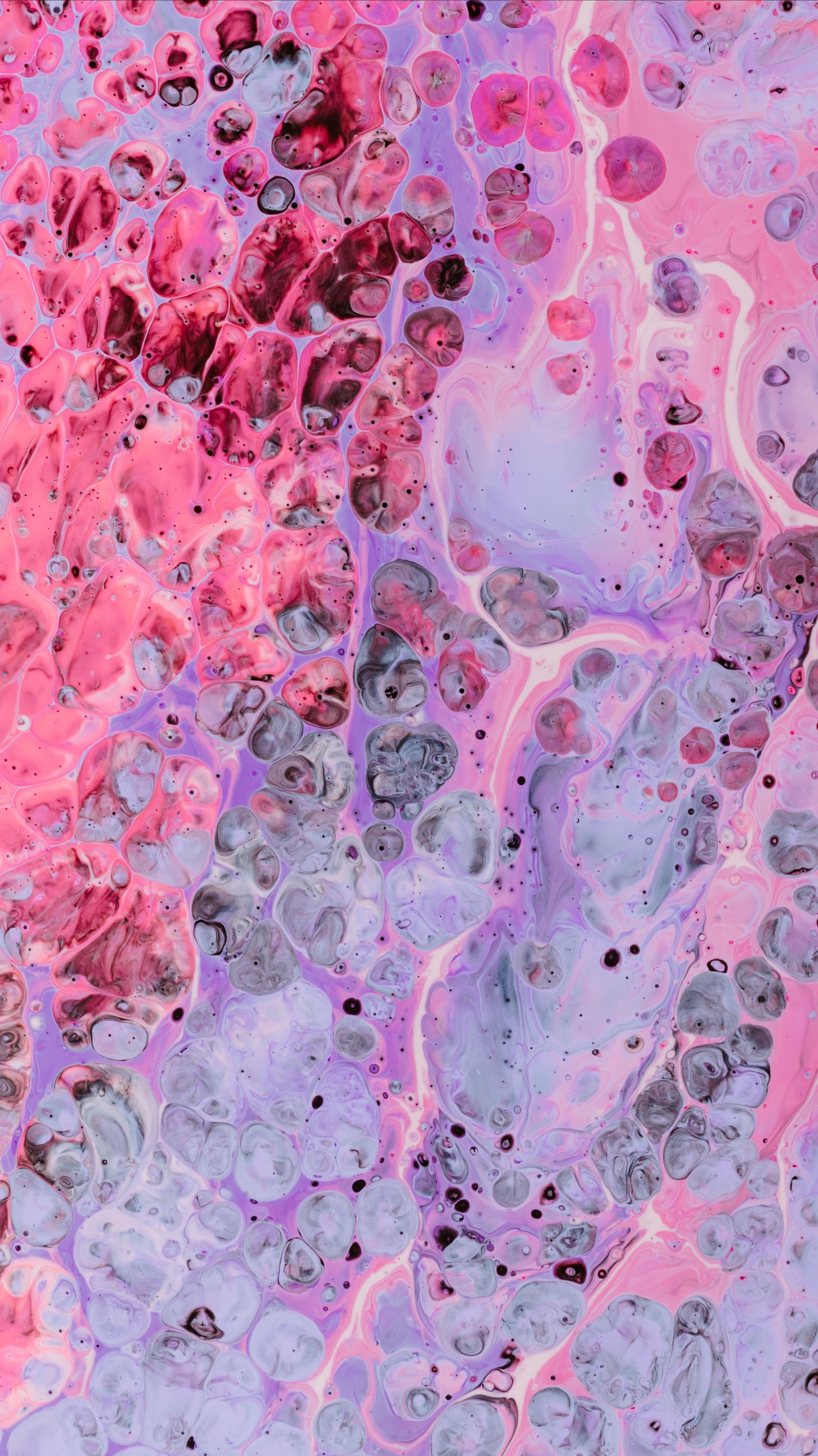 Pink and Green Abstract Painting. Wallpaper in 1440x2560 Resolution