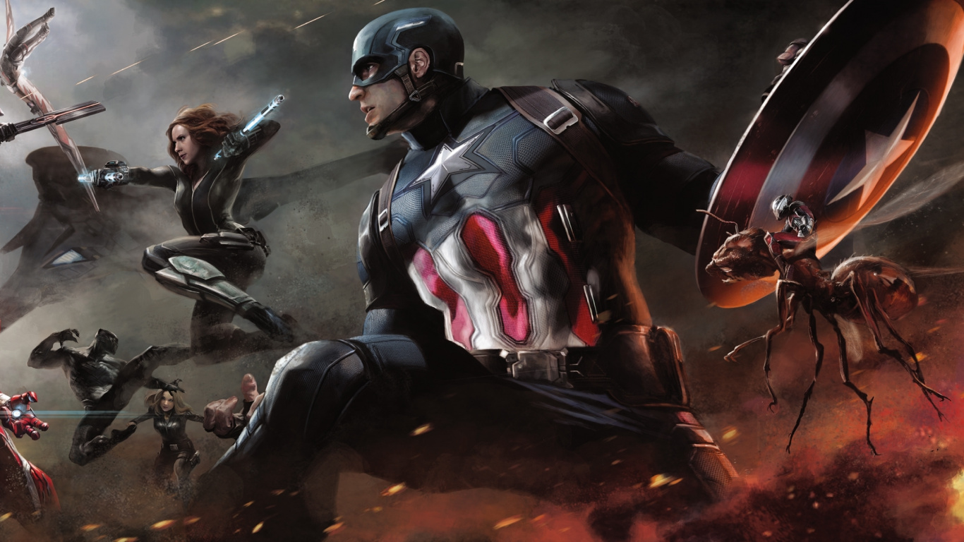 Captain America, Marvel, Superhelden, Pc-Spiel, Marvel Studios. Wallpaper in 1366x768 Resolution