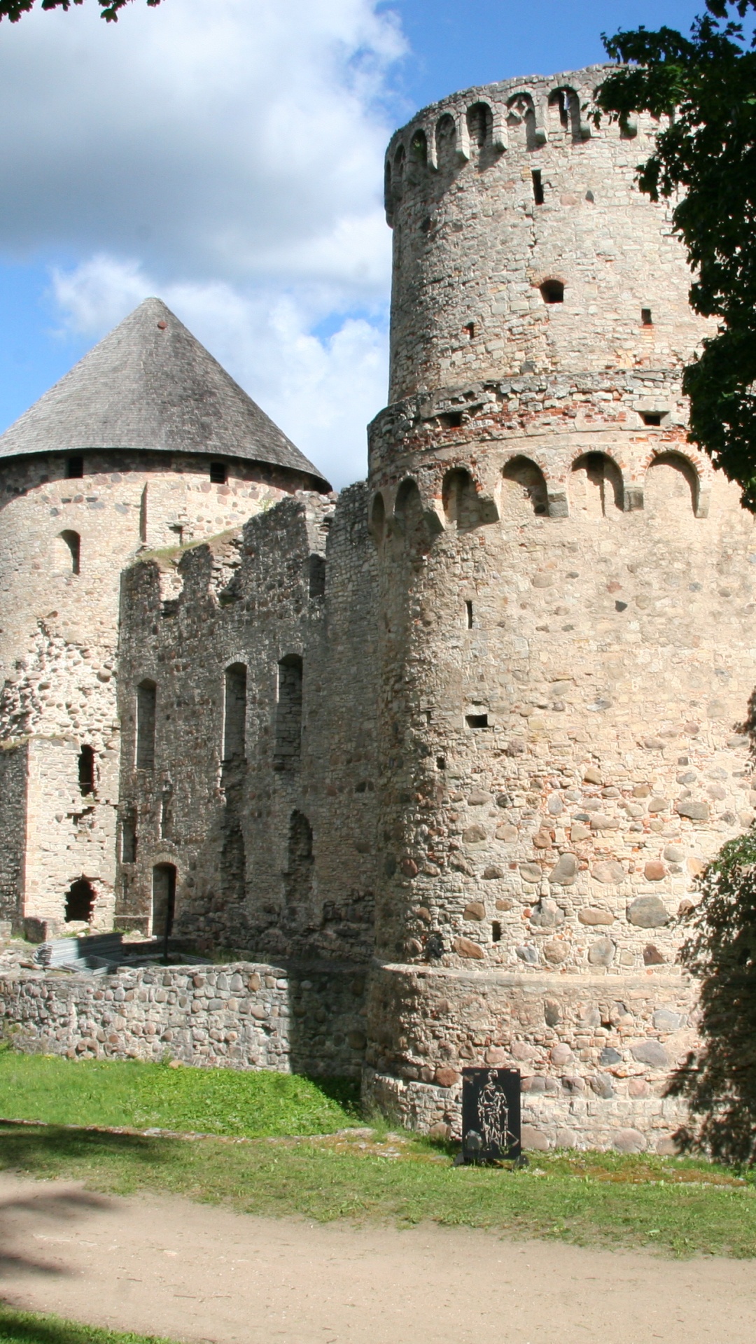 Château de Césis, Château du SCRS, L'architecture Médiévale, Moyen-âge, Château. Wallpaper in 1080x1920 Resolution