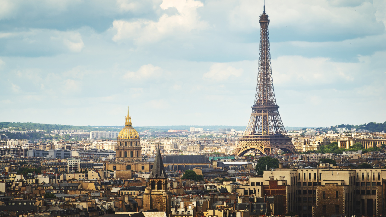 Aerial View of City Buildings During Daytime. Wallpaper in 1280x720 Resolution