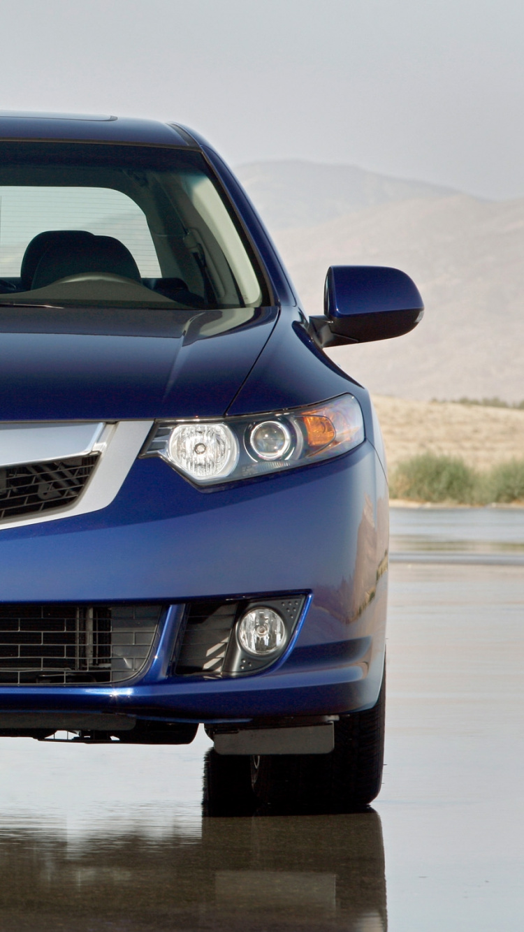 Blue Mercedes Benz Car on Snow Covered Ground During Daytime. Wallpaper in 750x1334 Resolution