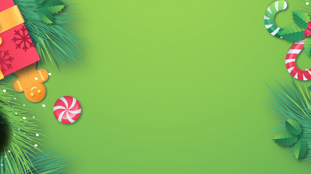 Verde, Adorno de Navidad, Planta Terrestre, Evento, Evergreen. Wallpaper in 1280x720 Resolution