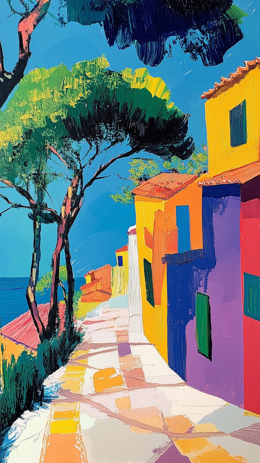 Art, L'art Moderne, Poésie, Impressionnisme, Peinture Acrylique. Wallpaper in 1080x1920 Resolution