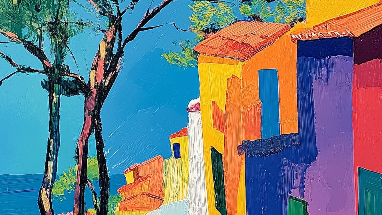 Arte, Arte Moderno, la Poesía, Óleo, El Impresionismo. Wallpaper in 1280x720 Resolution