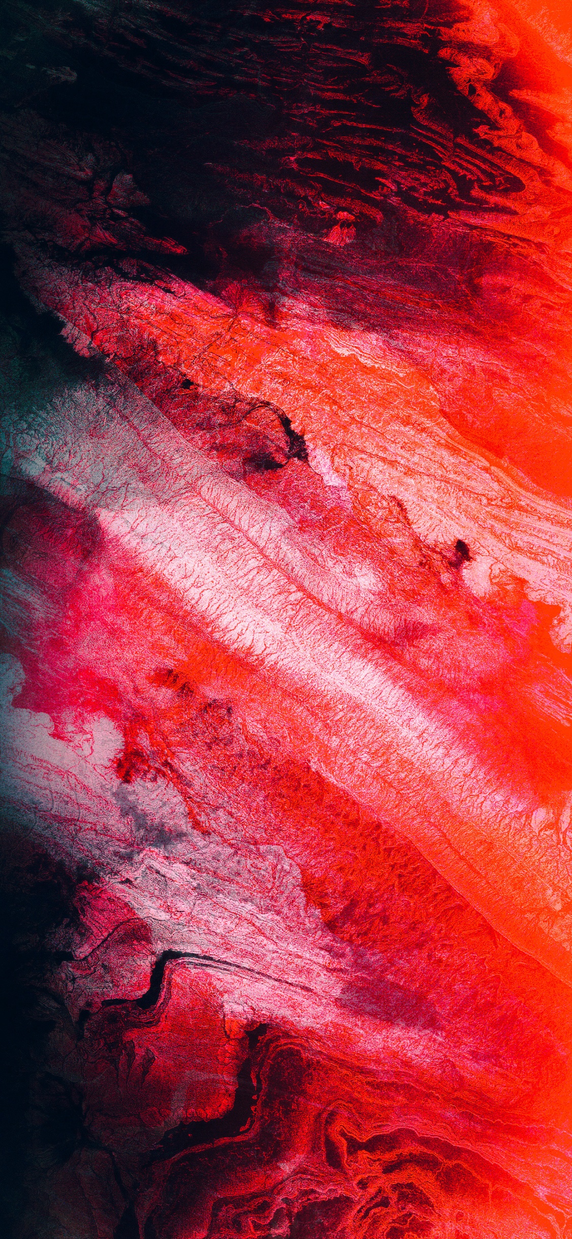 Ios, Äpfeln, Drypdesigns, Kunstfarbe, Farbe. Wallpaper in 1125x2436 Resolution