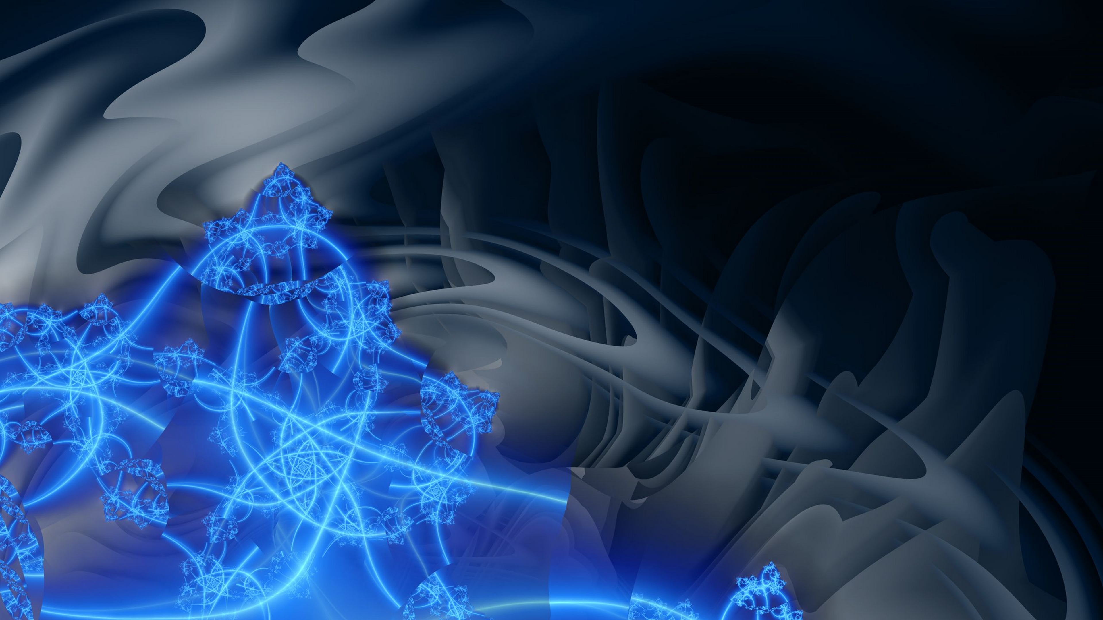 Peinture Abstraite Jaune et Blanche. Wallpaper in 3840x2160 Resolution