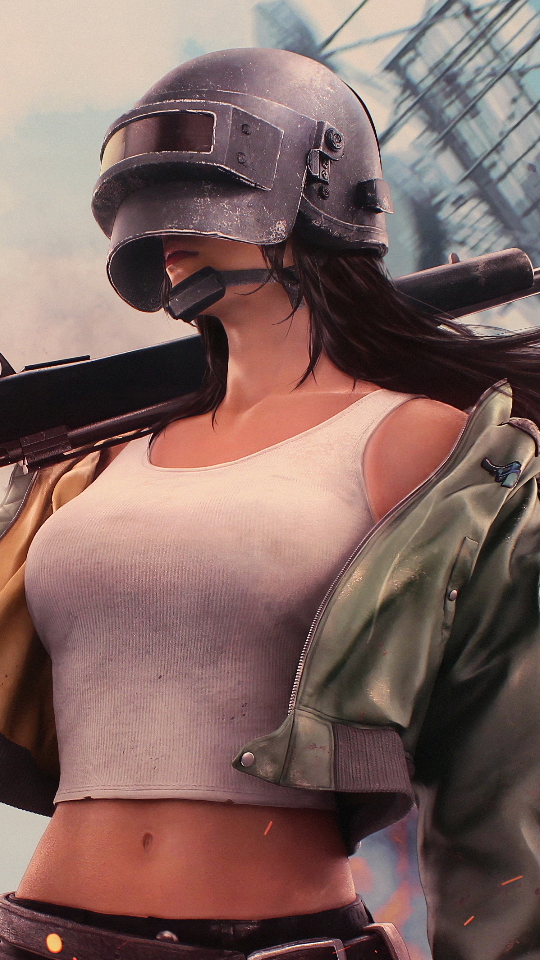 Gasmaske, Kostüm, Pc-Spiel, Illustration, Shooter-Spiel. Wallpaper in 1080x1920 Resolution