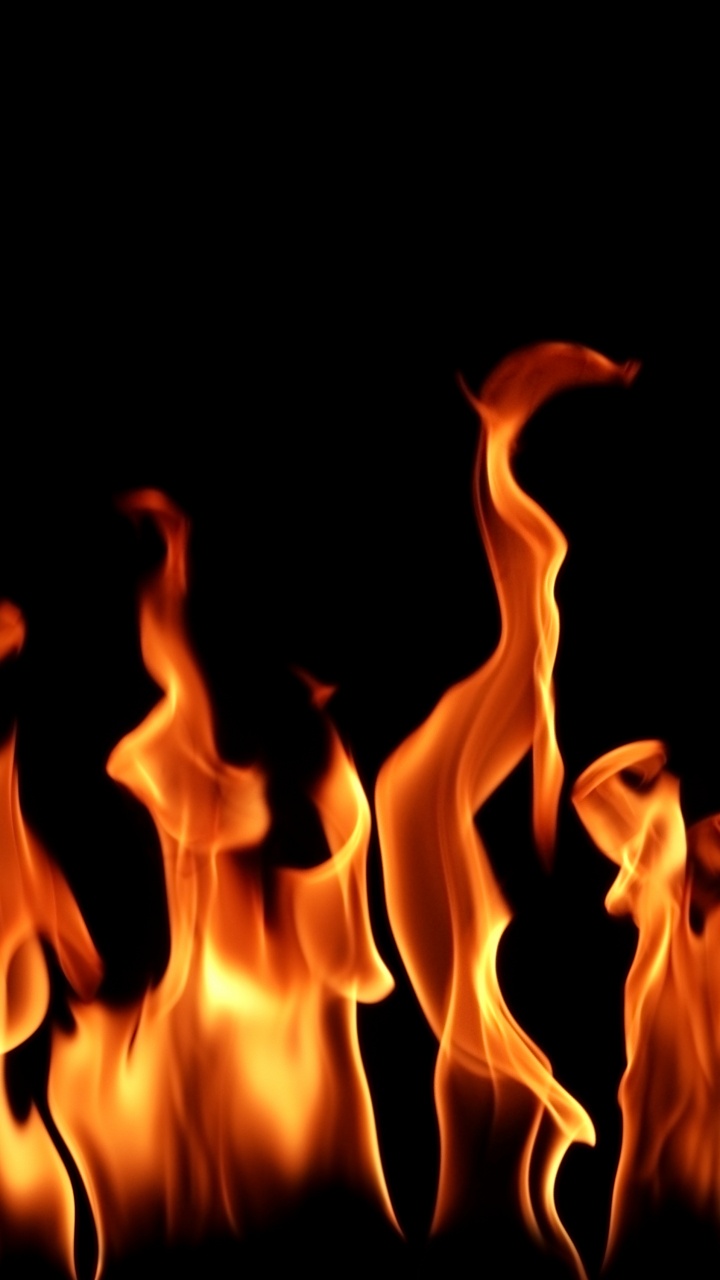 火焰, 热, 篝火, 防火安全, 橙色 壁纸 720x1280 允许