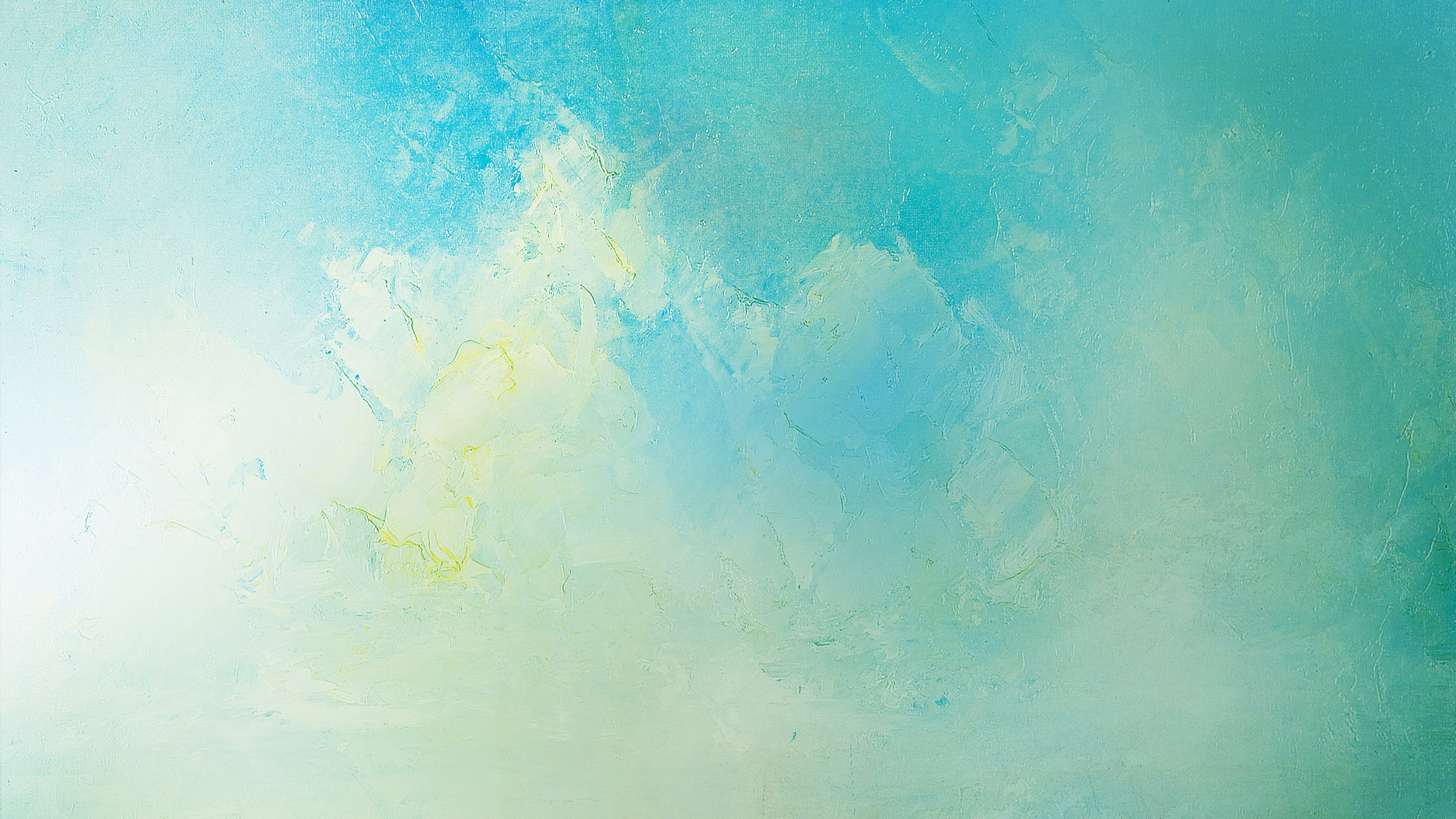 Peinture Abstraite Bleue et Blanche. Wallpaper in 2560x1440 Resolution