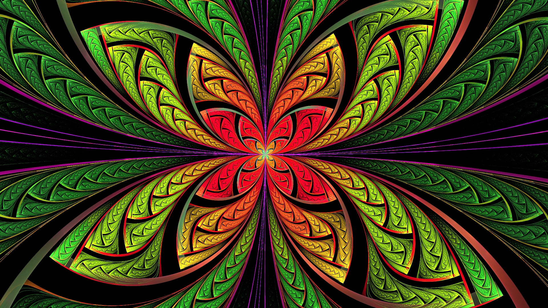 Peinture Abstraite Verte et Brune. Wallpaper in 1920x1080 Resolution