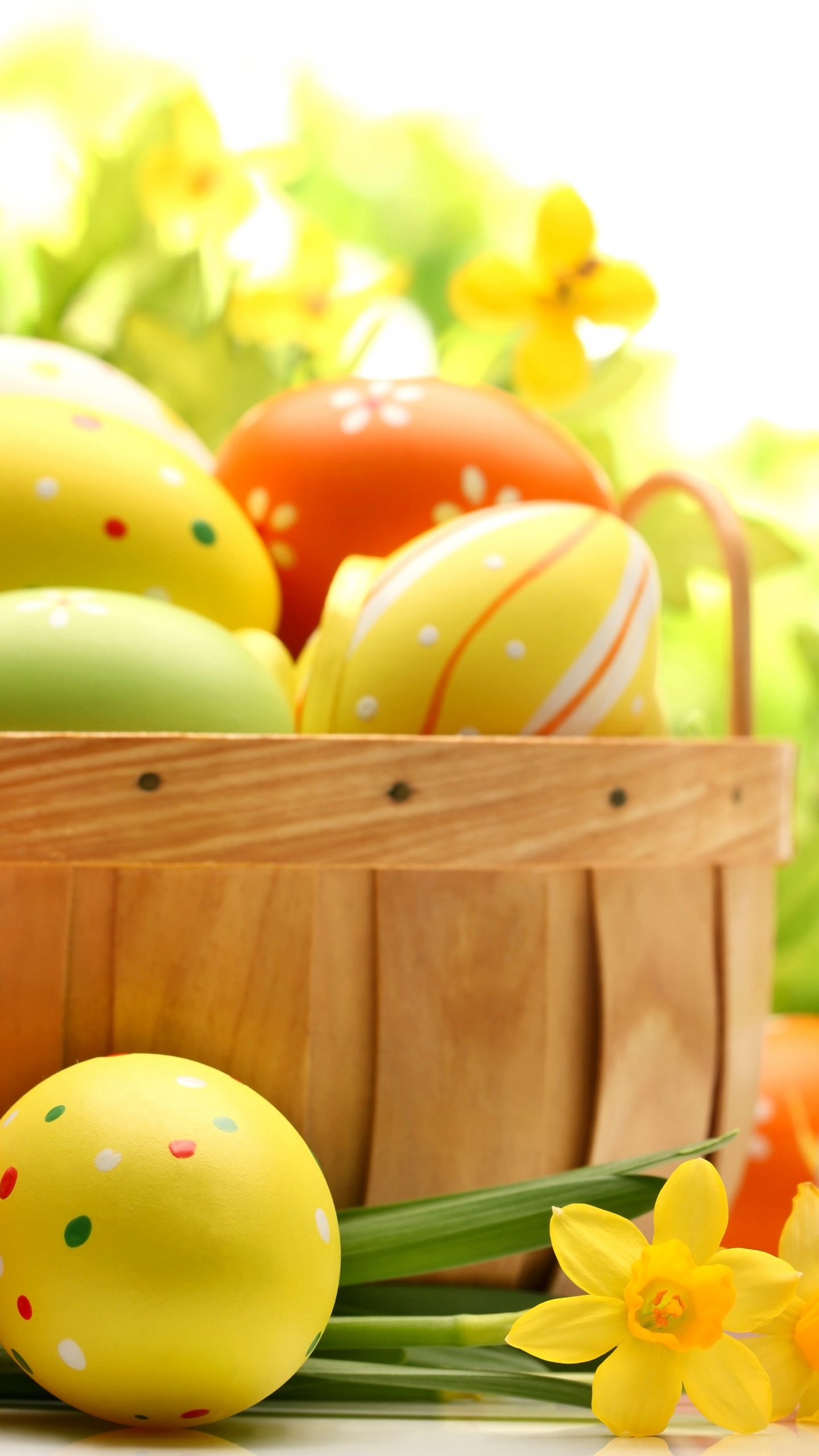 Easter Bunny, Easter Egg, Yellow, Food, Easter. Wallpaper in 1440x2560 Resolution