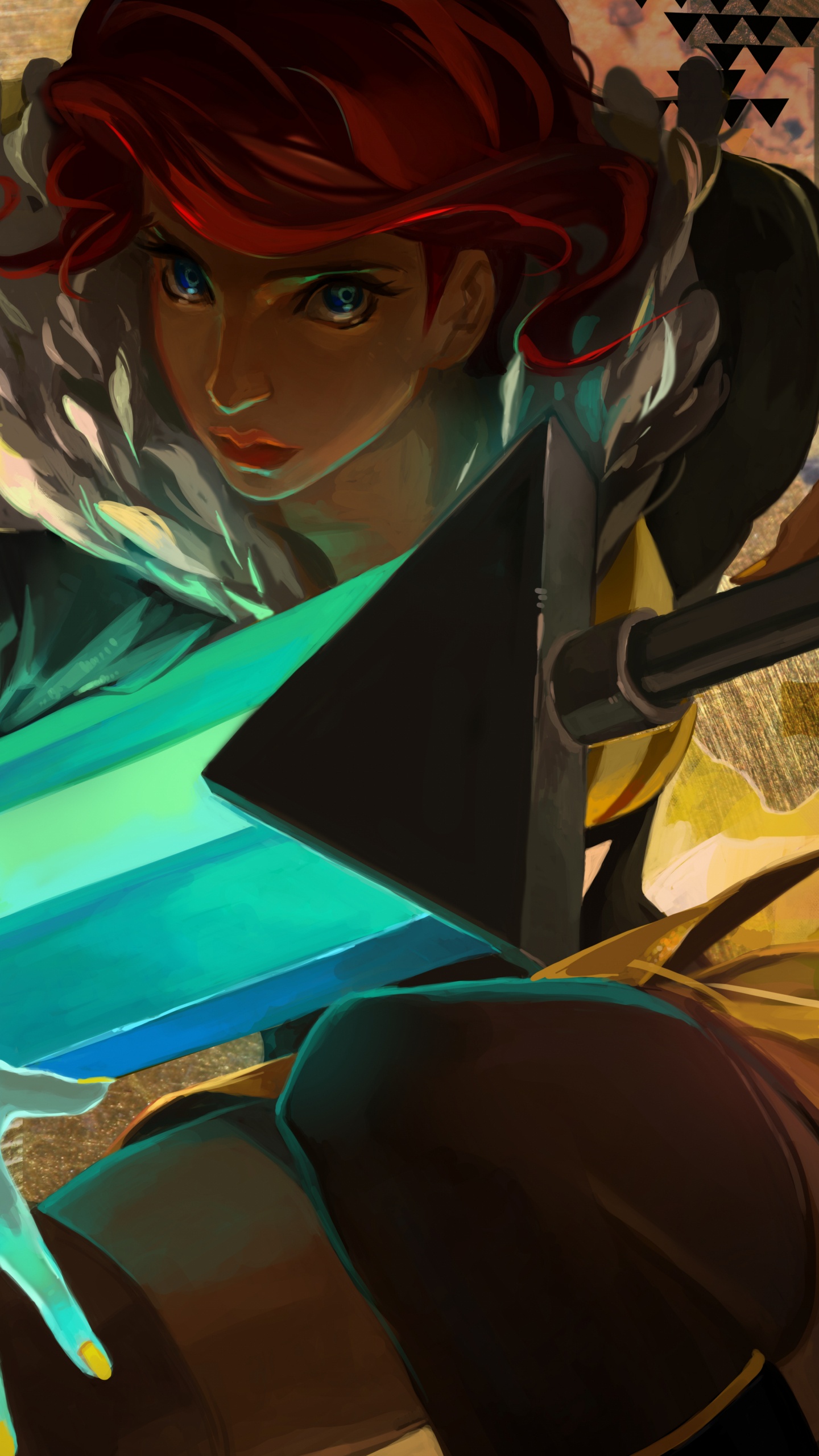 Woman in Black and White School Uniform Anime Character. Wallpaper in 1440x2560 Resolution