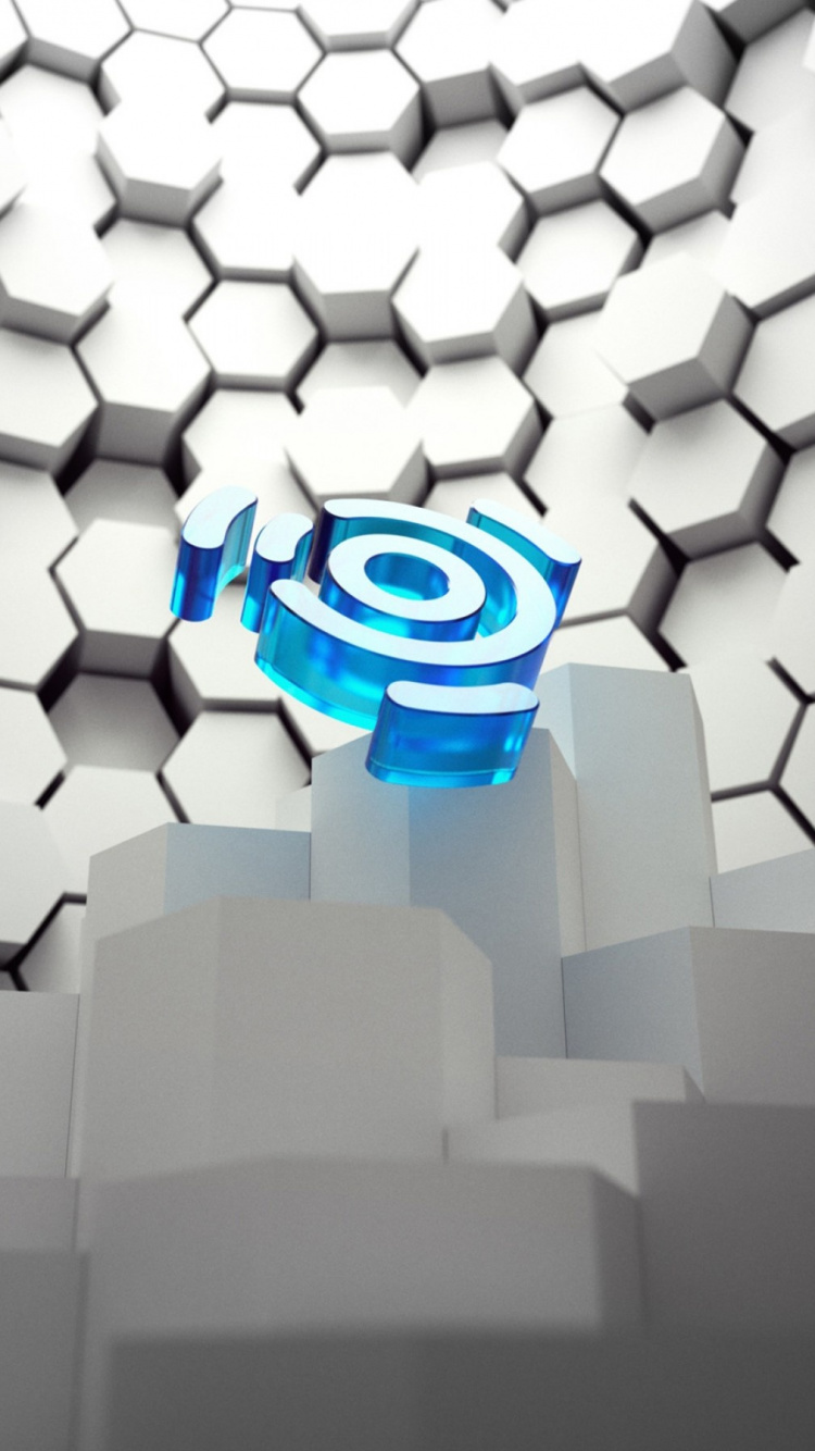 Weiße Und Graue Betonblöcke. Wallpaper in 750x1334 Resolution